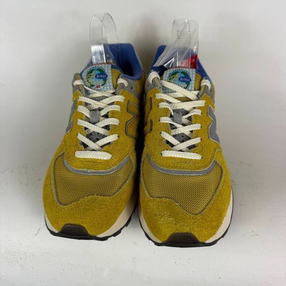 New Balance 574 Bodega Legacy Arrival Sneakers Mens 10 Yellow Athletic Shoes - Picture 4 of 12